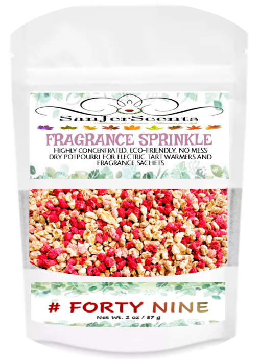 2 and 8 oz SanJerScents Sprinkle Dry Potpourri for Electric Dish Tart Warmers and Sachets