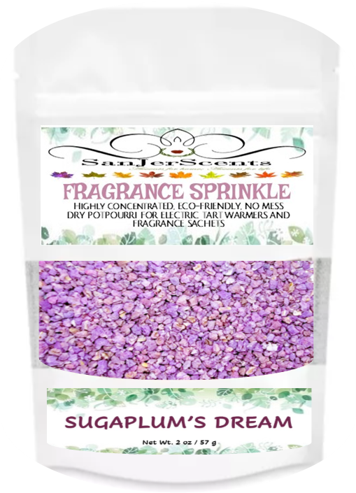 2 and 8 oz SanJerScents Sprinkle Dry Potpourri for Electric Dish Tart Warmers and Sachets