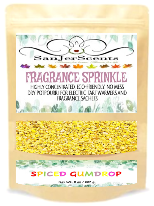 2 and 8 oz SanJerScents Sprinkle Dry Potpourri for Electric Dish Tart Warmers and Sachets