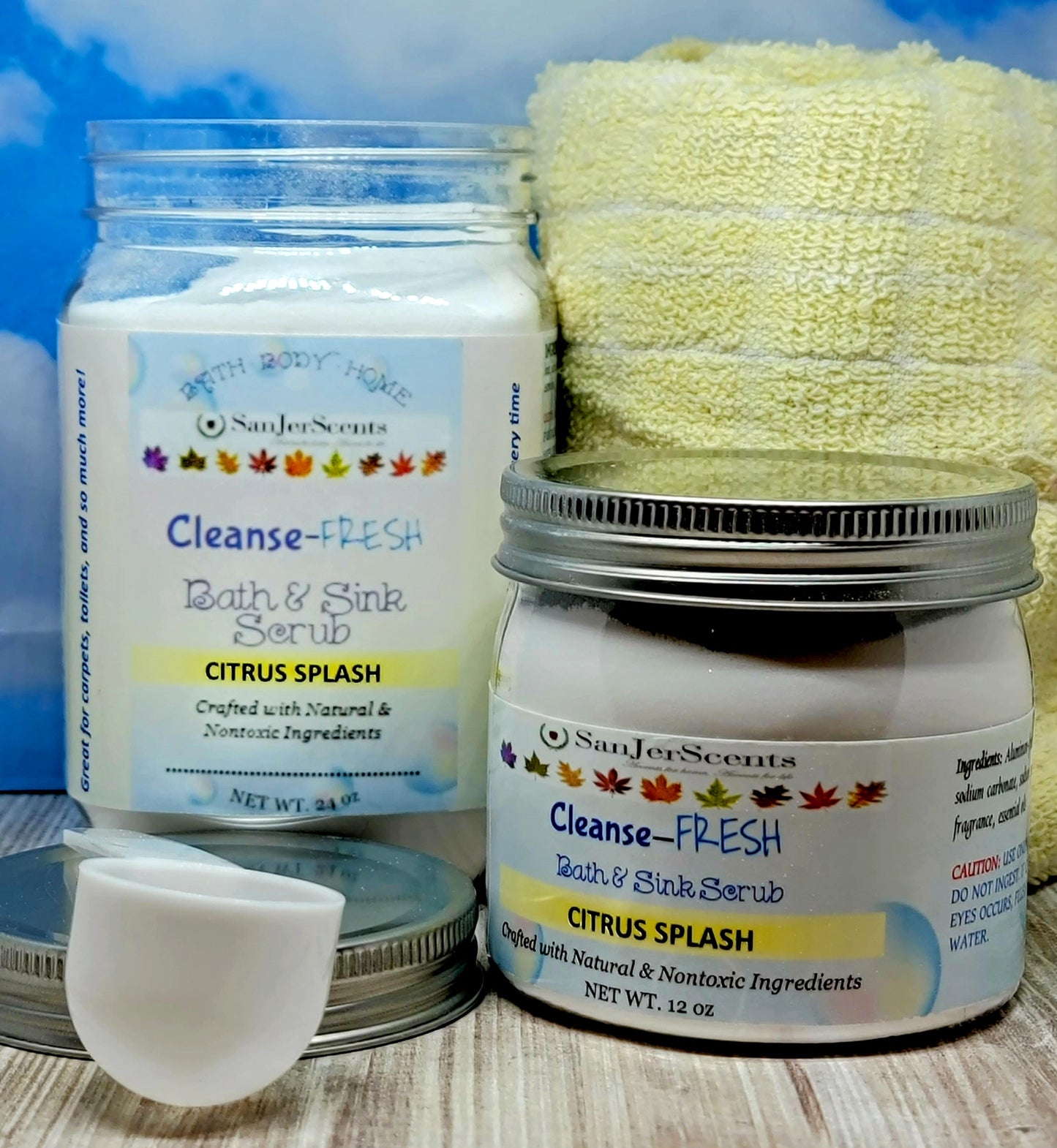 Cleanse-FRESH Sink & Tub Scrub