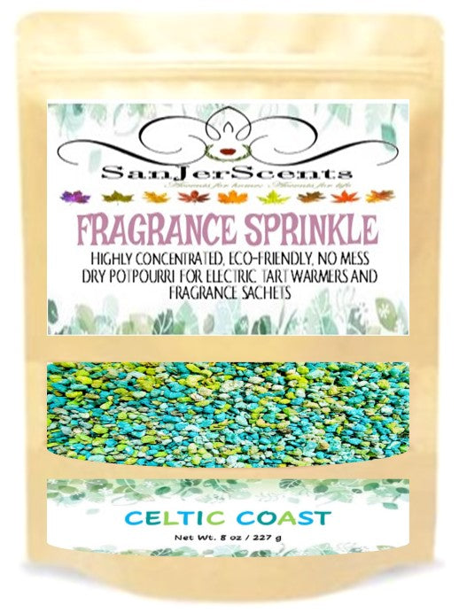 2 and 8 oz SanJerScents Sprinkle Dry Potpourri for Electric Dish Tart Warmers and Sachets