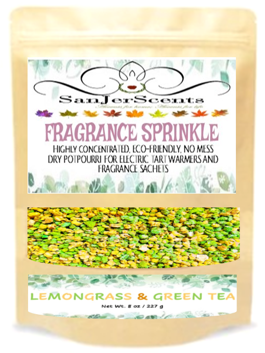 2 and 8 oz SanJerScents Sprinkle Dry Potpourri for Electric Dish Tart Warmers and Sachets