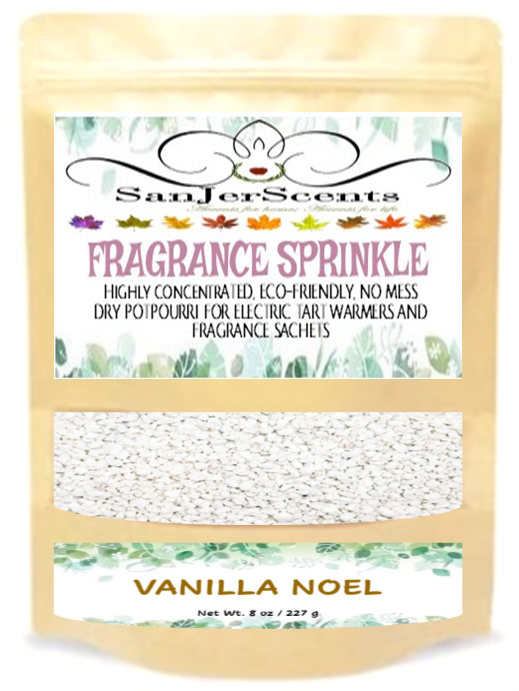 2 and 8 oz SanJerScents Sprinkle Dry Potpourri for Electric Dish Tart Warmers and Sachets