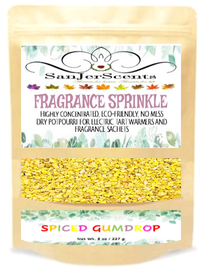 2 and 8 oz SanJerScents Sprinkle Dry Potpourri for Electric Dish Tart Warmers and Sachets